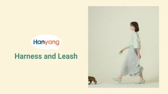 Hanyang 2023 Nouveauté Fabricant de harnais pour chien Harnais pour chien Pastel Respirant Sans traction Harnais pour animaux de compagnie Étape dans le harnais pour chien réglable